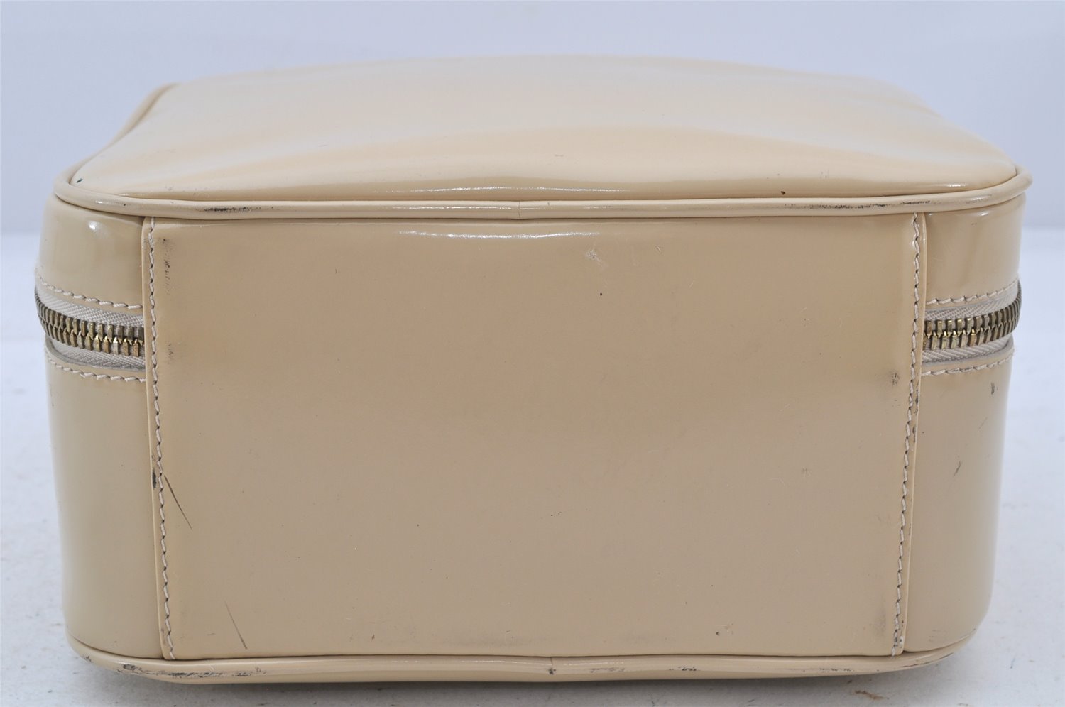 Authentic GUCCI Bamboo 2Way Shoulder Hand Bag Enamel Beige Junk 4915K