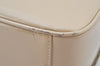 Authentic GUCCI Bamboo 2Way Shoulder Hand Bag Enamel Beige Junk 4915K