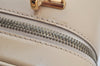 Authentic GUCCI Bamboo 2Way Shoulder Hand Bag Enamel Beige Junk 4915K