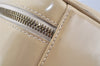Authentic GUCCI Bamboo 2Way Shoulder Hand Bag Enamel Beige Junk 4915K