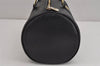 Authentic ETRO Vintage Shoulder Hand Bag Purse Leather Black 4916J