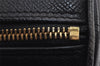 Authentic ETRO Vintage Shoulder Hand Bag Purse Leather Black 4916J