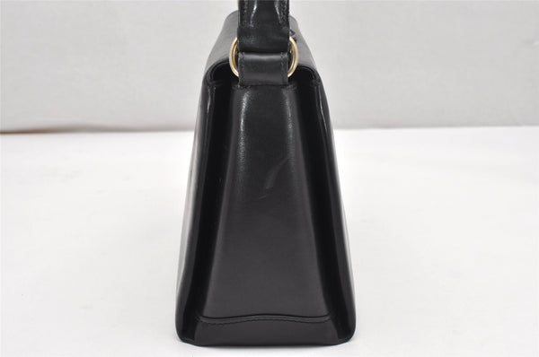 Authentic GUCCI Vintage Shoulder Hand Bag Purse Leather Black 4916K