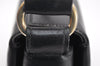 Authentic GUCCI Vintage Shoulder Hand Bag Purse Leather Black 4916K