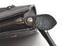 Authentic Burberrys Vintage Leather Clutch Hand Bag Purse Black 4917J