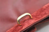 Authentic GUCCI Vintage Shoulder Hand Bag Purse Suede Leather Bordeaux 4917K