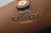 Authentic COACH Signature Shoulder Tote Bag PVC Leather Beige 4918J