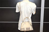 Authentic COACH Bleecker Studs 2Way Shoulder Hand Bag Leather 32244 Beige 4919K