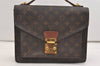 Authentic Louis Vuitton Monogram Monceau 2Way Shoulder Hand Bag M51185 LV 4920J