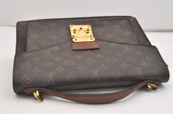 Authentic Louis Vuitton Monogram Monceau 2Way Shoulder Hand Bag M51185 LV 4920J