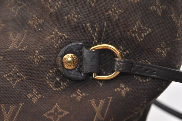 Authentic Louis Vuitton Monogram Idylle Neverfull MM Tote Bag M40513 Brown 4922J