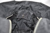 Authentic PRADA Nylon Tessuto Saffiano Leather Shoulder Tote Bag Black 4923J