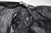 Authentic PRADA Nylon Tessuto Saffiano Leather Shoulder Tote Bag Black 4923J