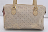 Authentic GUCCI Centennial Line Hand Boston Bag GG PVC Leather White Junk 4926J