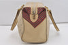 Authentic GUCCI Centennial Line Hand Boston Bag GG PVC Leather White Junk 4926J