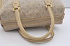 Authentic GUCCI Centennial Line Hand Boston Bag GG PVC Leather White Junk 4926J