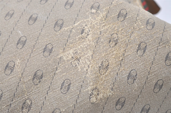 Authentic GUCCI Centennial Line Hand Boston Bag GG PVC Leather White Junk 4926J