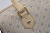 Authentic GUCCI Centennial Line Hand Boston Bag GG PVC Leather White Junk 4926J