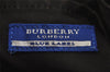 Authentic BURBERRY BLUE LABEL Check Shoulder Tote Bag Nylon Leather Black 4927J