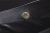 Authentic GUCCI Vintage Bamboo Hand Bag Suede Leather Black 4927K