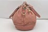 Authentic GUCCI Sukey Guccissima 2Way Hand Bag GG Leather 247902 Pink 4928J