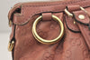 Authentic GUCCI Sukey Guccissima 2Way Hand Bag GG Leather 247902 Pink 4928J