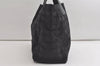 Authentic CHANEL New Travel Line Shoulder Tote Bag Nylon Leather Black 4928K