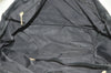 Authentic CHANEL New Travel Line Shoulder Tote Bag Nylon Leather Black 4928K