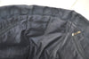 Authentic CHANEL New Travel Line Shoulder Tote Bag Nylon Leather Black 4928K