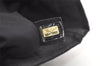 Authentic CHANEL New Travel Line Shoulder Tote Bag Nylon Leather Black 4928K