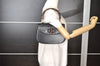 Authentic GUCCI Vintage Bamboo Hand Bag Purse Leather Black 4929I