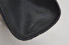 Authentic GUCCI Sherry Line Clutch Hand Bag GG PVC Leather Navy Blue Junk 4931J