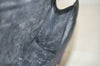 Authentic GUCCI Sherry Line Clutch Hand Bag GG PVC Leather Navy Blue Junk 4931J