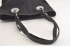 Authentic GUCCI Eclipse Tote Hand Bag GG Canvas Leather 120840 Black 4932K
