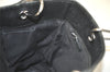 Authentic GUCCI Eclipse Tote Hand Bag GG Canvas Leather 120840 Black 4932K