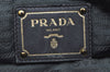 Authentic PRADA Vintage Nylon Leather 2Way Hand Bag Gray 4933H