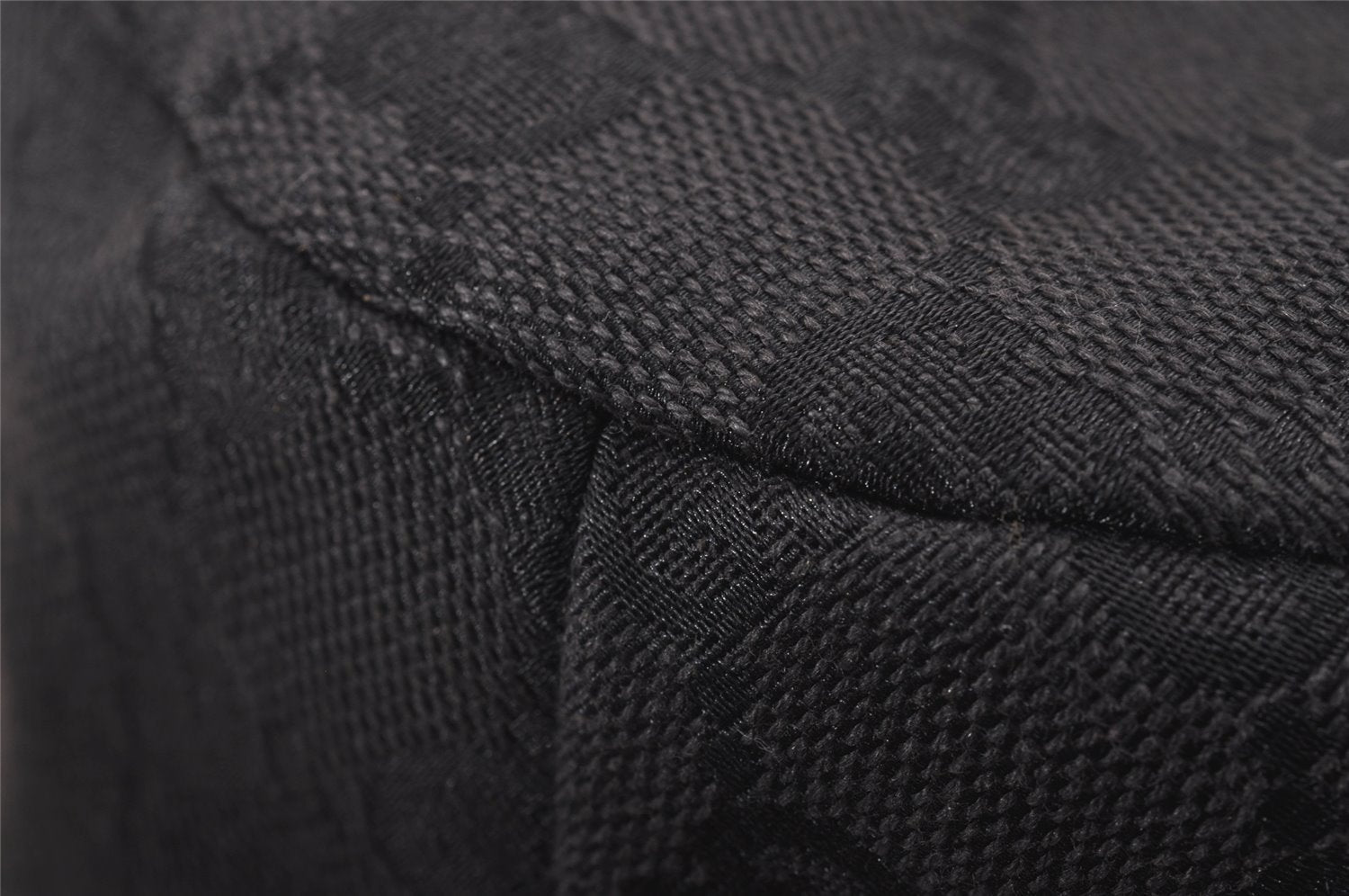 Authentic GUCCI Vintage Bucket Hat GG Canvas Leather Size M 22