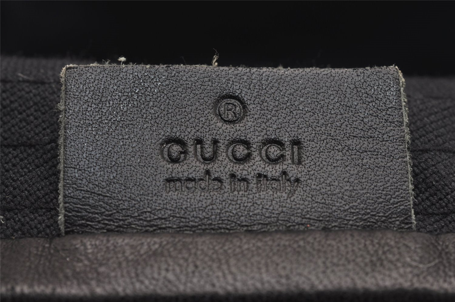 Authentic GUCCI Vintage Bucket Hat GG Canvas Leather Size M 22