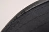 Authentic GUCCI Vintage Bucket Hat GG Canvas Leather Size M 22" Black 4933J