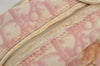 Authentic Christian Dior Trotter Hand Boston Bag Vinyl Enamel Pink Junk 4934J