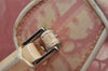 Authentic Christian Dior Trotter Hand Boston Bag Vinyl Enamel Pink Junk 4934J