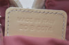 Authentic Christian Dior Trotter Hand Boston Bag Vinyl Enamel Pink Junk 4934J