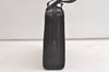 Authentic GUCCI Vintage Hand Bag Purse Enamel 0000812 Black 4934K
