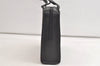 Authentic GUCCI Vintage Hand Bag Purse Enamel 0000812 Black 4934K