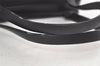 Authentic GUCCI Vintage Hand Bag Purse Enamel 0000812 Black 4934K