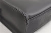 Authentic GUCCI Vintage Hand Bag Purse Enamel 0000812 Black 4934K