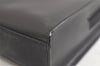 Authentic GUCCI Vintage Hand Bag Purse Enamel 0000812 Black 4934K