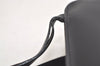 Authentic GUCCI Vintage Hand Bag Purse Enamel 0000812 Black 4934K