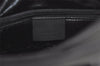 Authentic GUCCI Vintage Hand Bag Purse Enamel 0000812 Black 4934K