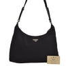 Authentic PRADA Tessuto Tec Nylon Leather Shoulder Bag Purse B9714 Black 4935J